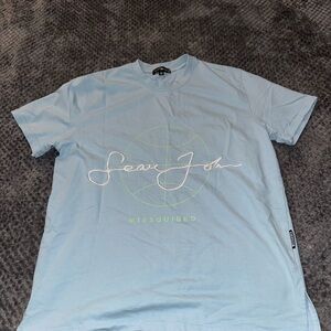 Sean John Light Blue Graphic Tee